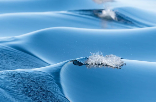 Blue Rolling Waves